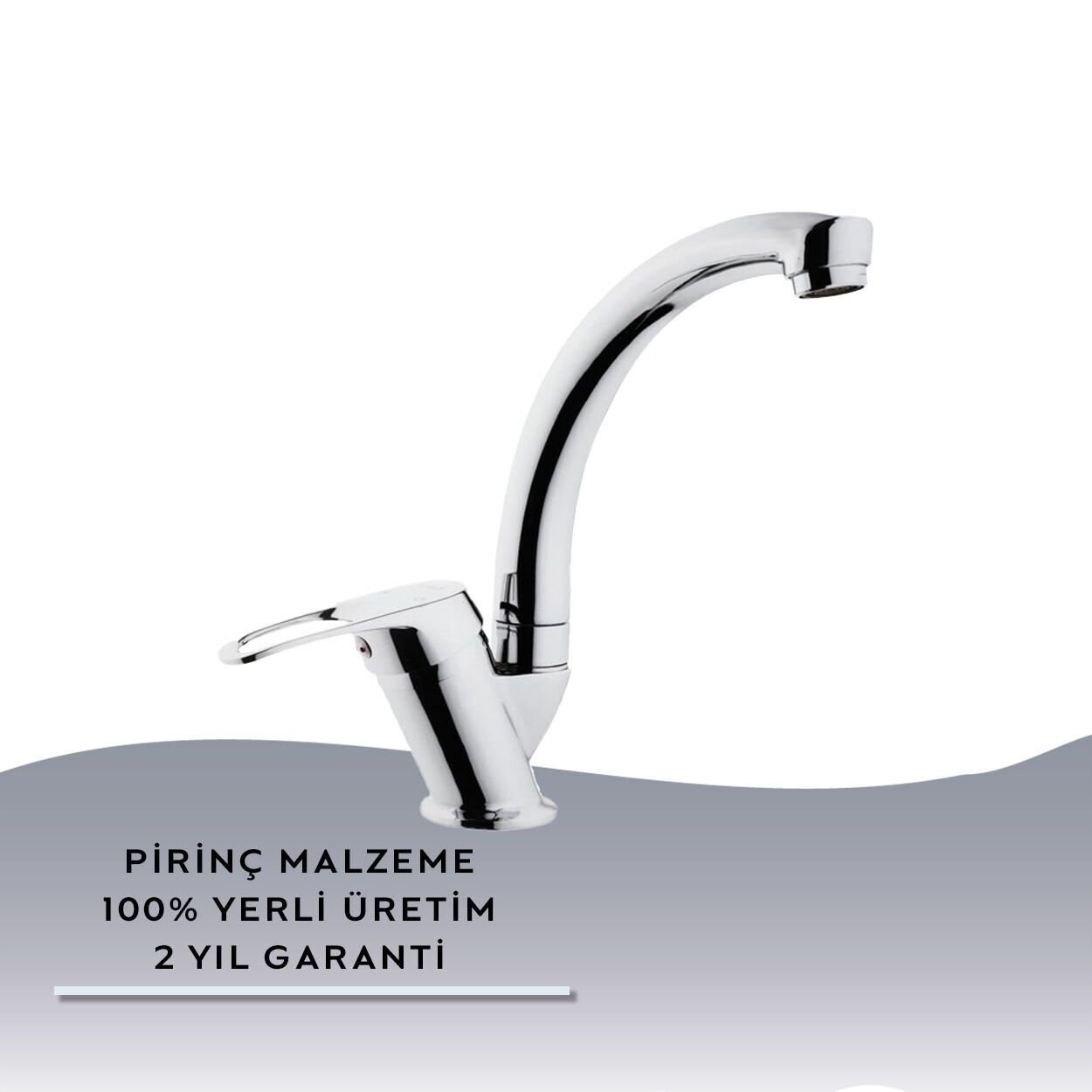 İGK YAPI – KARE KMI4002 Miracle  Kuğu Lavabo Bataryası