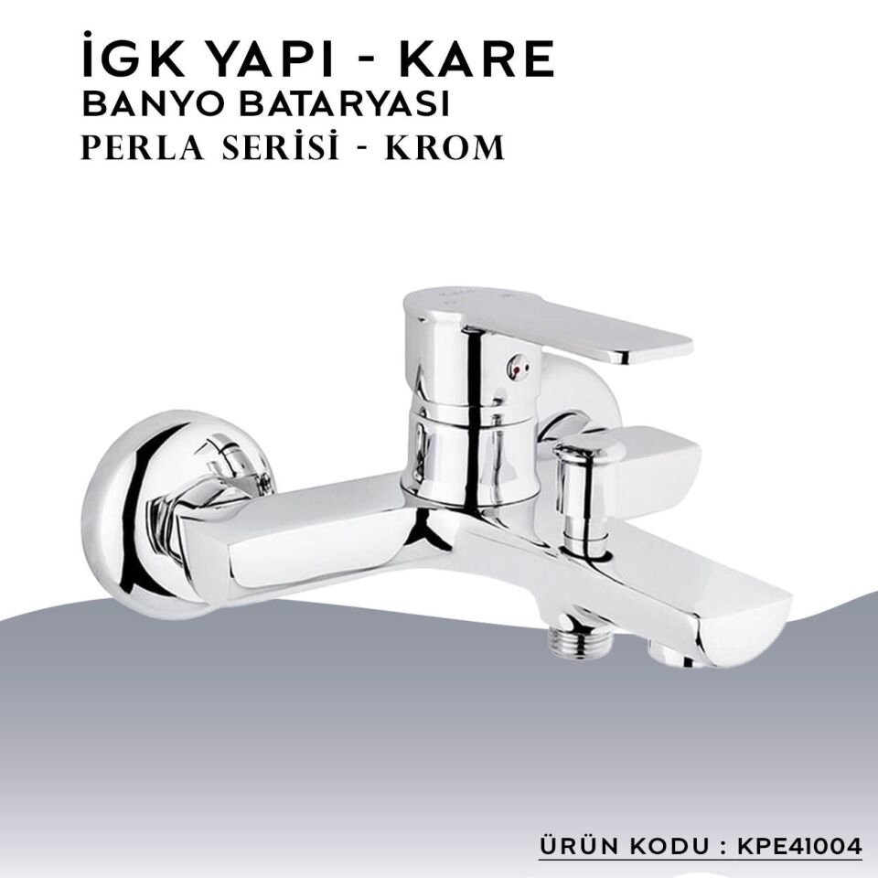 İGK YAPI – KARE KPE41004 Perla Banyo Bataryası