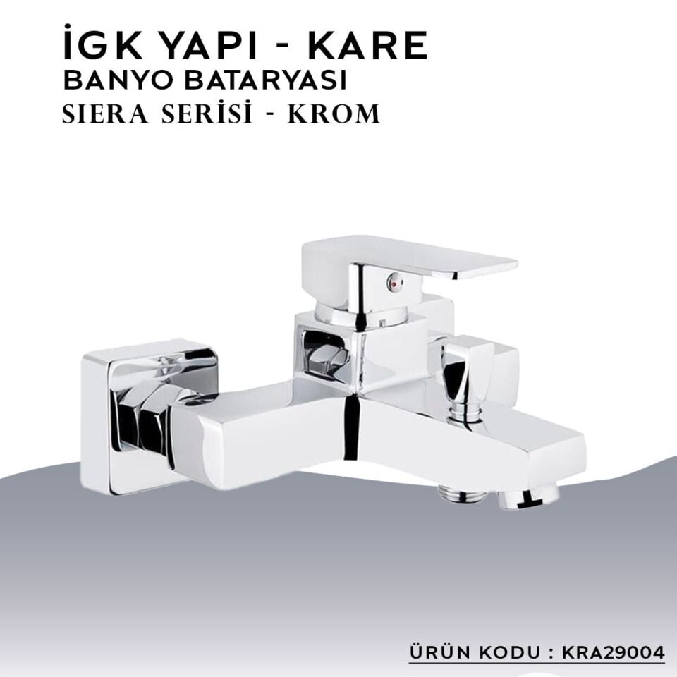 İGK YAPI – KARE KRA29004 Siera Banyo Bataryası