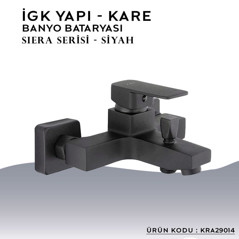 İGK YAPI – KARE KRA29014 Siera Banyo Bataryası