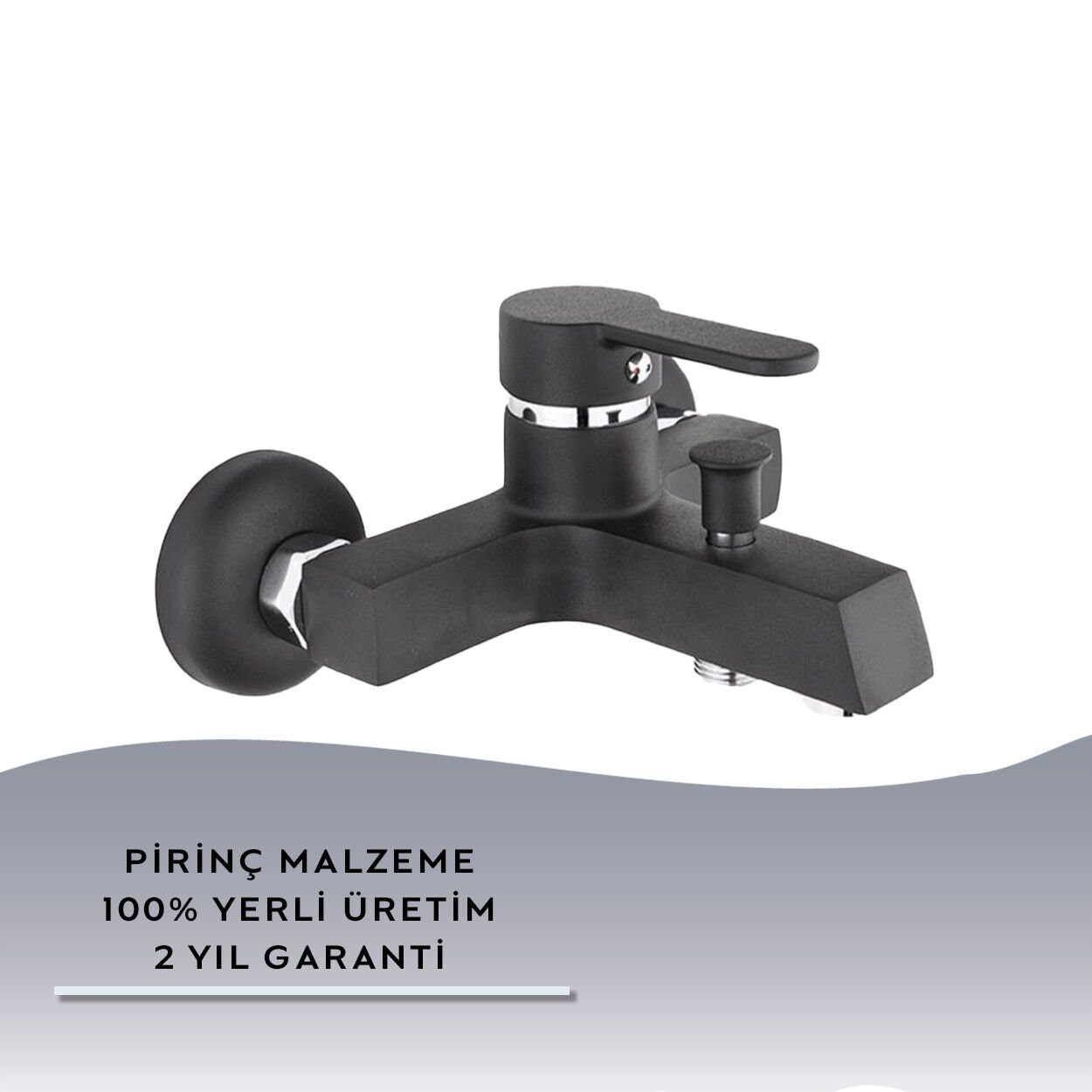 İGK YAPI – KARE KST30012-K Stil Banyo Bataryası