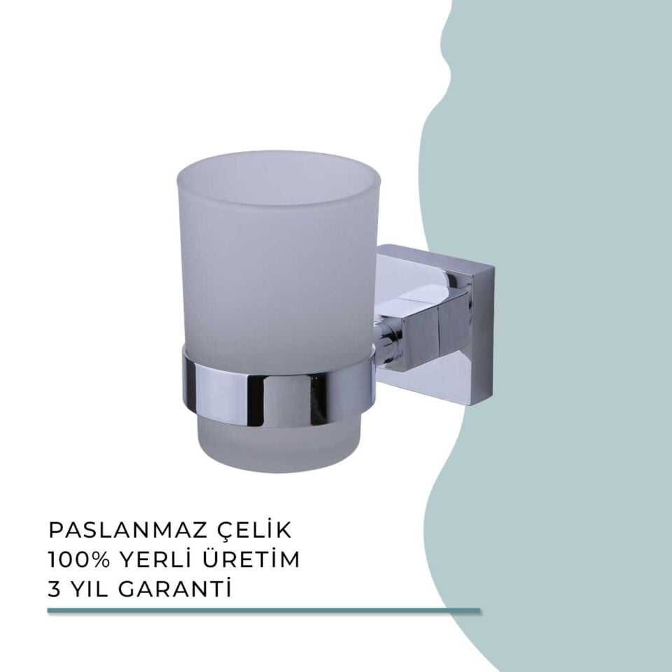 İGK YAPI - Duxxa Fenice Montajlı Diş Fırçalık Krom (A.1904)