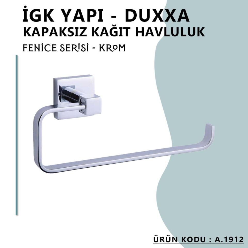 İGK YAPI - Duxxa Fenice Kapaksız Kağıt Havluluk Krom (A.1912)
