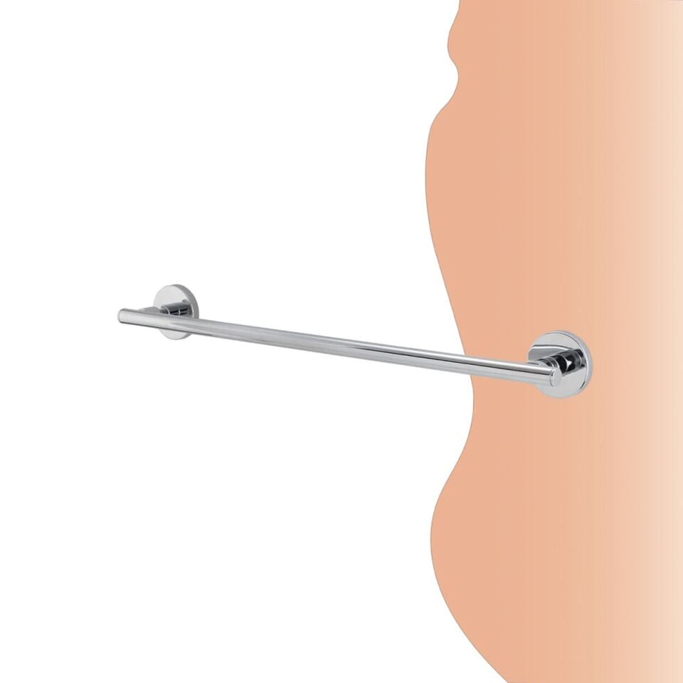 İGK YAPI - Çelik Banyo Flora Uzun Havluluk 50cm (FL10-006)