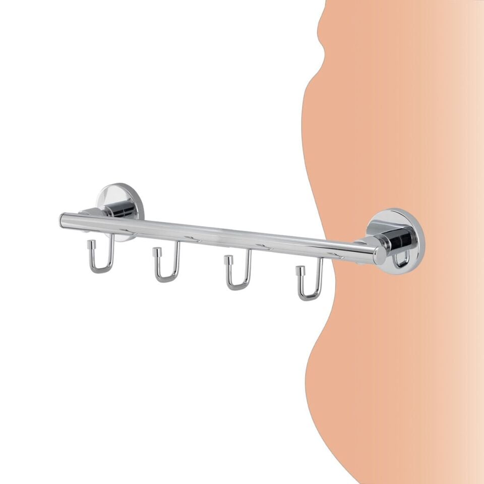 İGK YAPI - Çelik Banyo Flora Dörtlü Askılık (FL10-010)