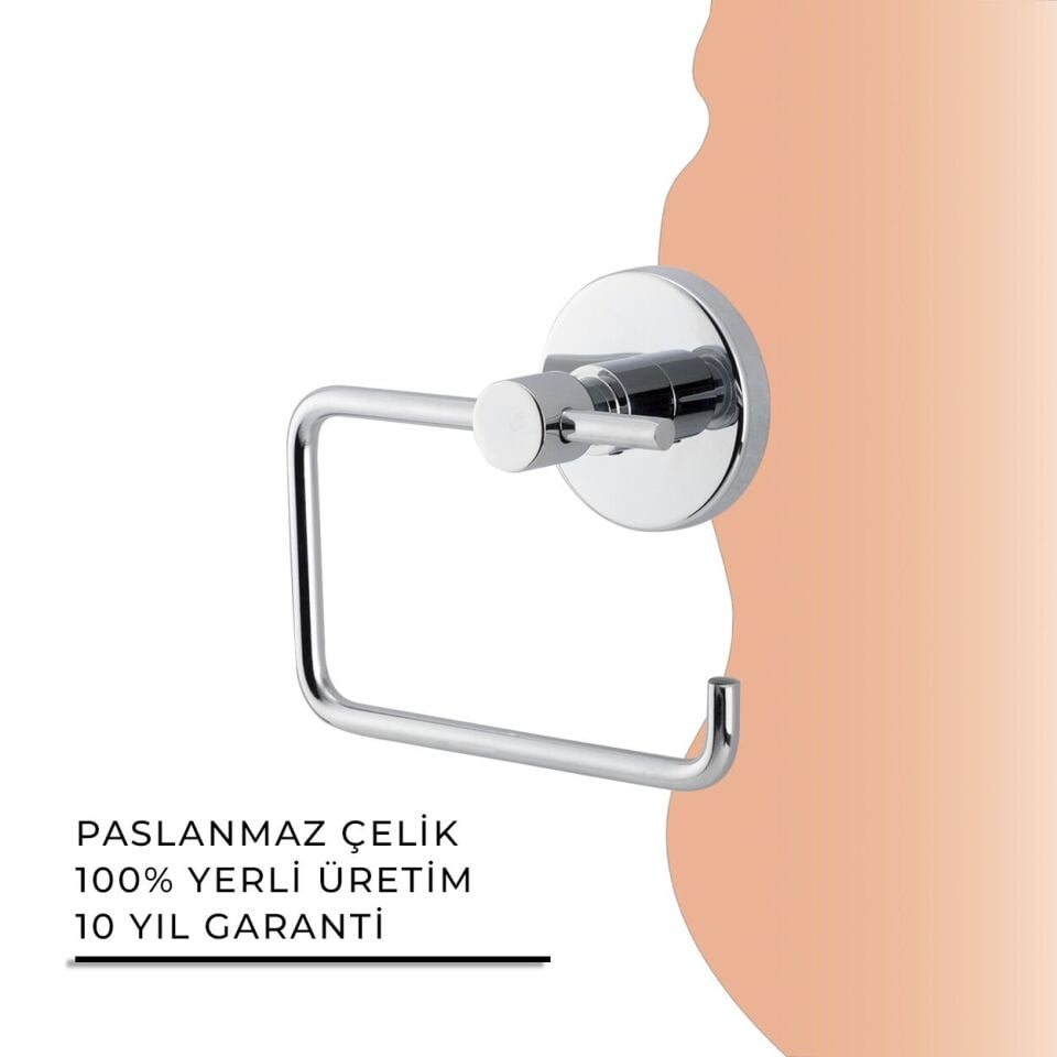 İGK YAPI - Çelik Banyo Flora Açık Tuvalet Kâğıtlığı (FL10-020)