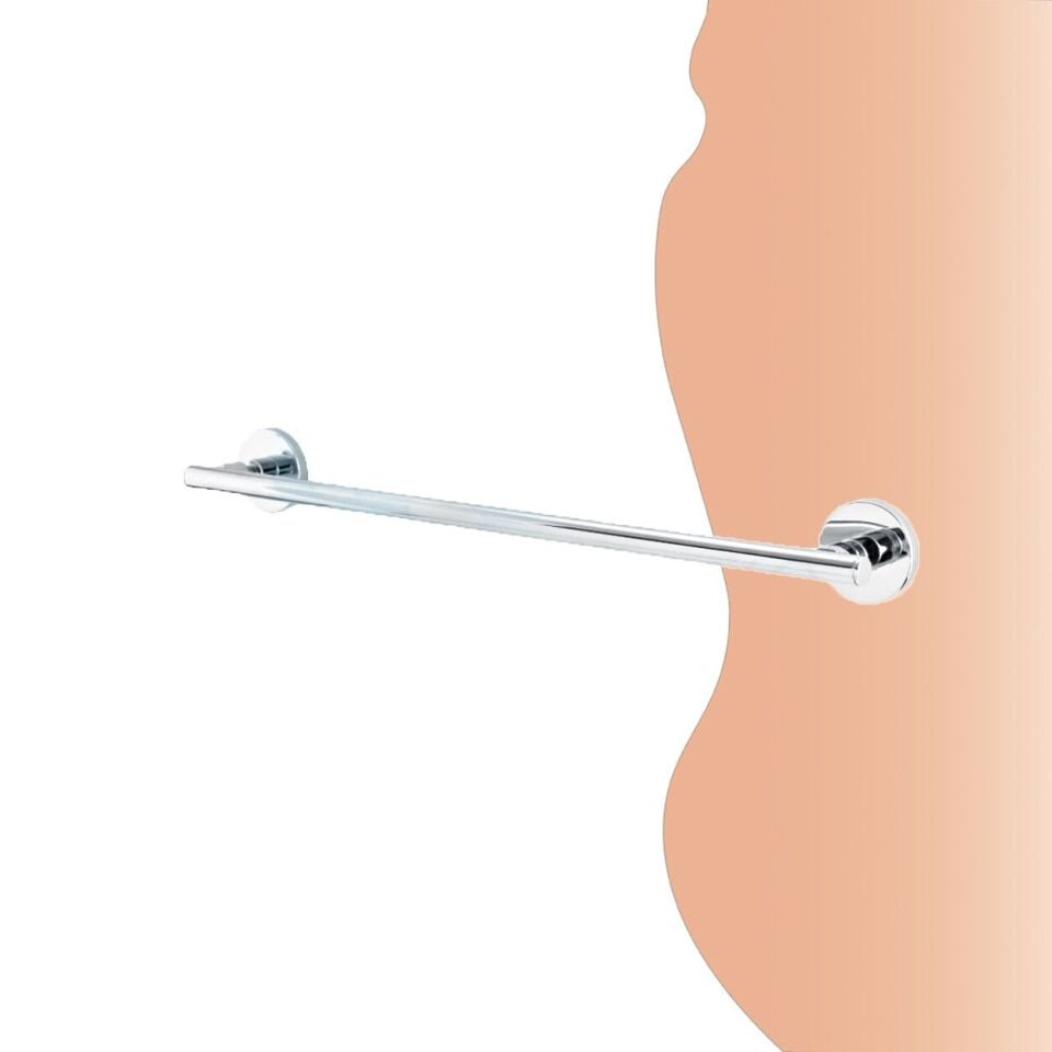 İGK YAPI - Çelik Banyo Flora Uzun Havluluk 60cm (FL10-025)