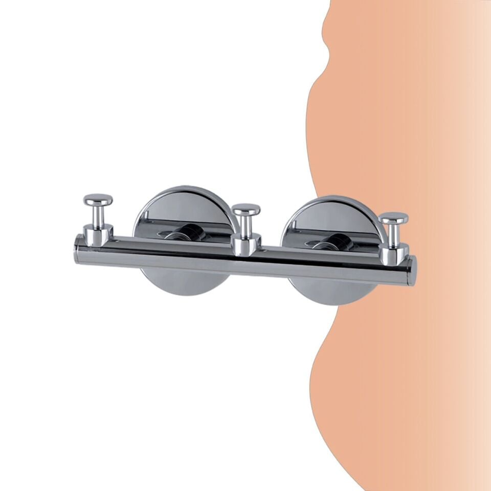 İGK YAPI - Çelik Banyo Flora Üçlü Askılık (FL10-070)