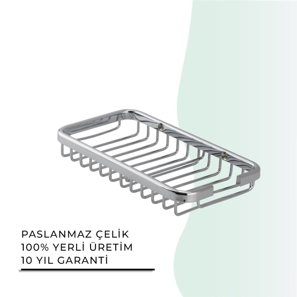 İGK YAPI - Çelik Banyo Mercan Süngerlik 10X19CM (25-003)