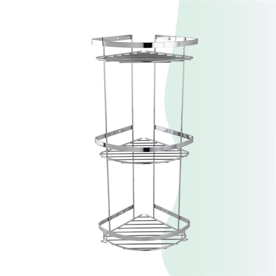 İGK YAPI - Çelik Banyo Zerrin Üçlü Süngerlik Paslanmaz 304 (P10-003)