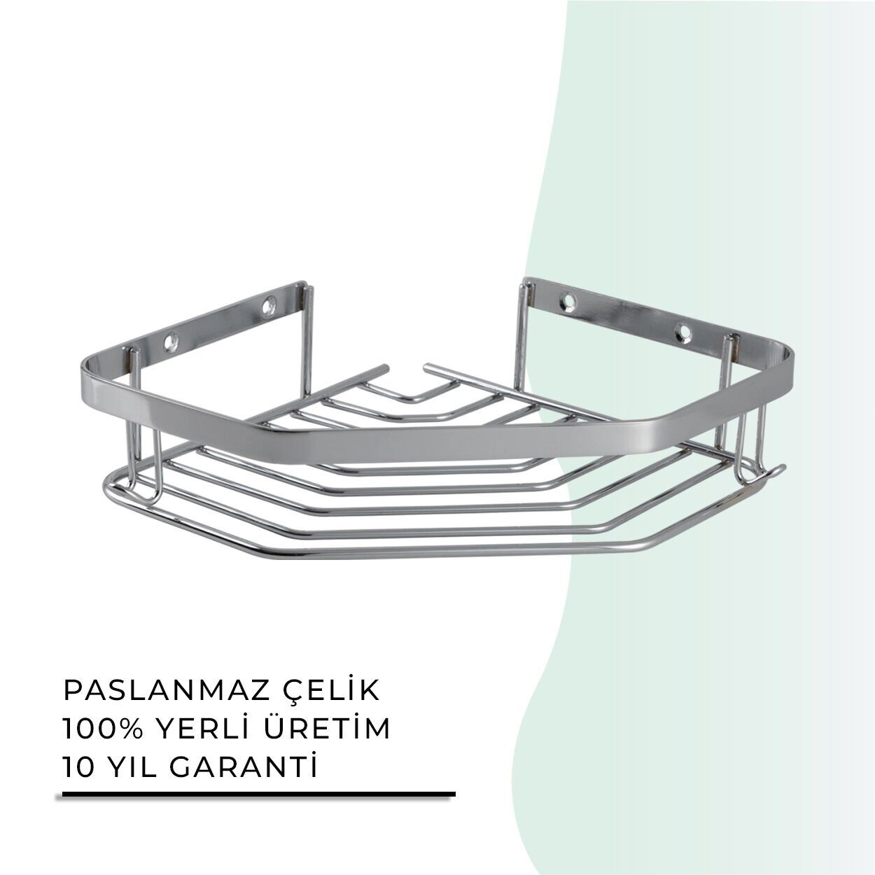 İGK YAPI - Çelik Banyo Erpa Tekli Süngerlik Paslanmaz 304 (P10-019)
