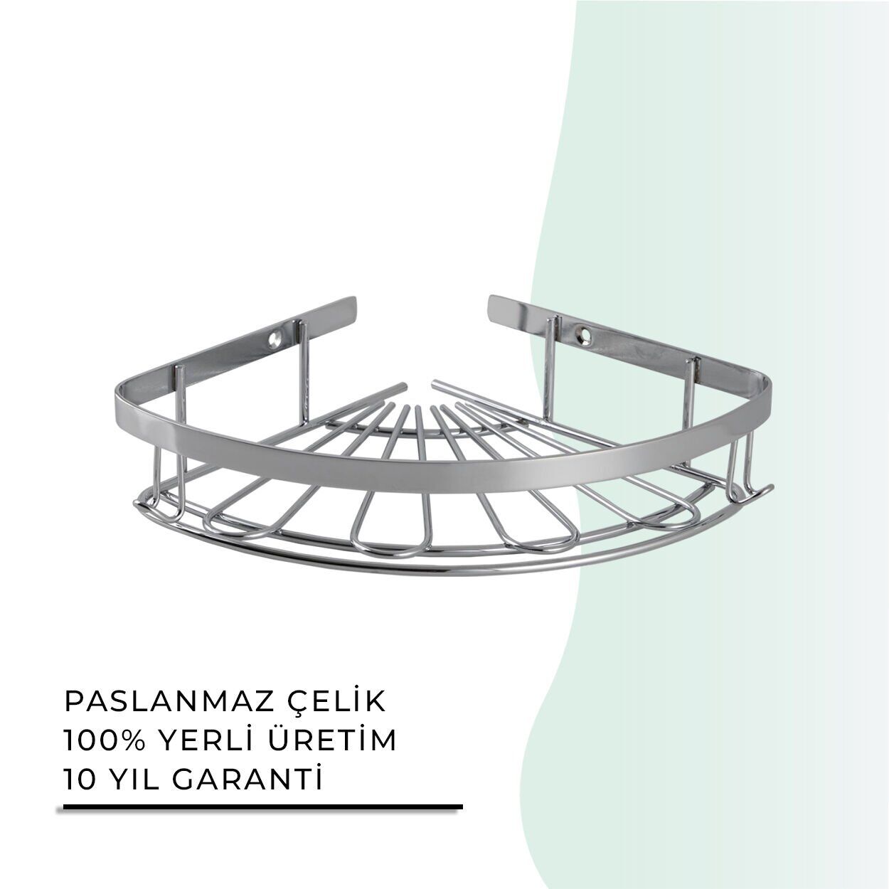 İGK YAPI - Çelik Banyo Zirve Tekli Süngerlik Paslanmaz 304 (P10-040)