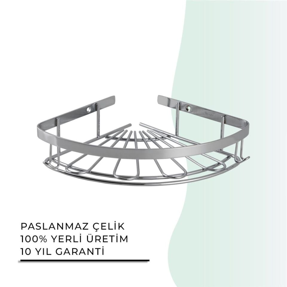 İGK YAPI - Çelik Banyo Zirve Tekli Süngerlik Paslanmaz 304 (P10-040)