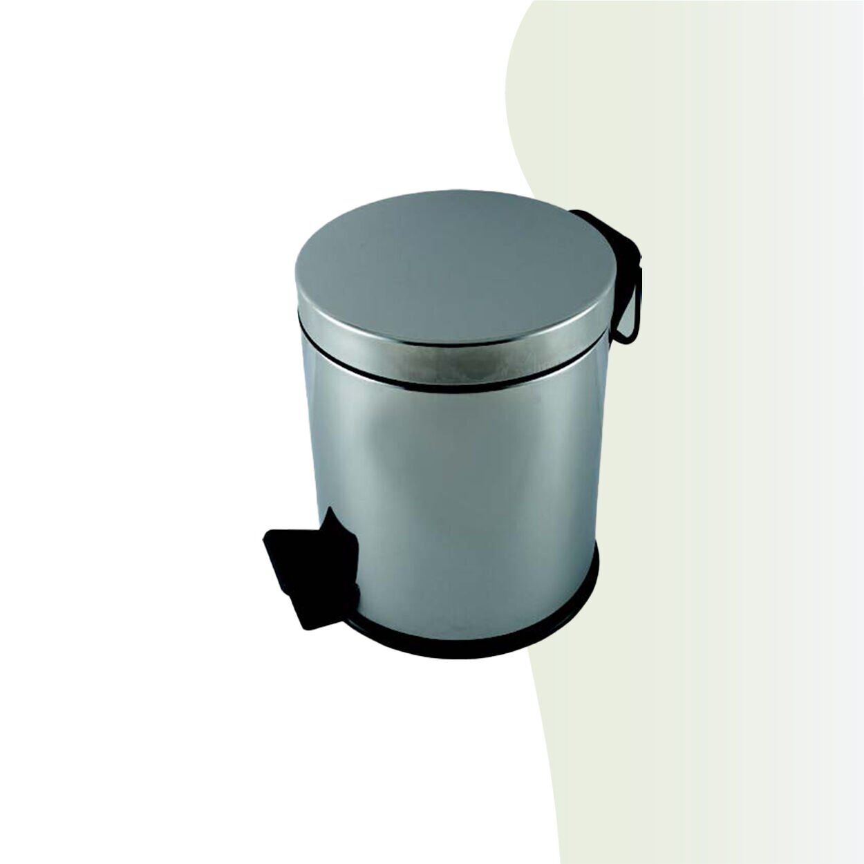 İGK YAPI - Çelik Banyo Pedallı Çöp Kovası 3lt 430 (70-012)