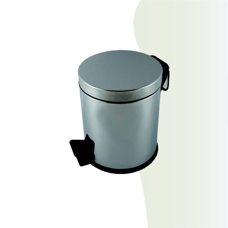 İGK YAPI - Çelik Banyo Pedallı Çöp Kovası 3lt 430 (70-012)