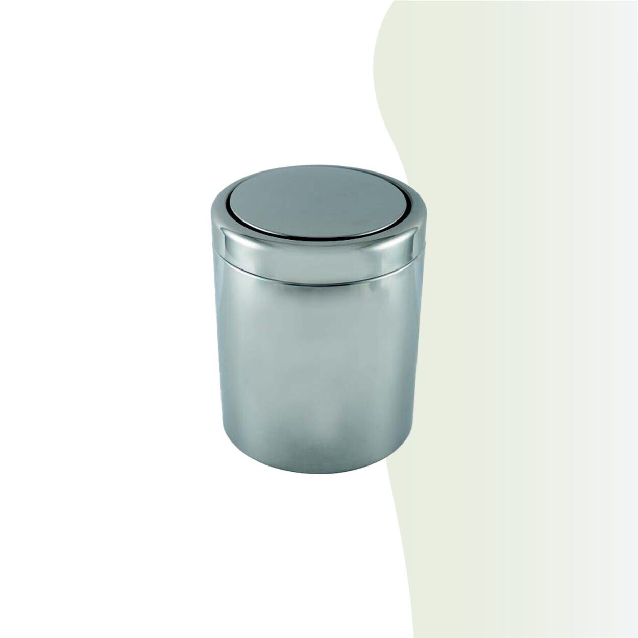 İGK YAPI - Çelik Banyo Pratik Çöp Kovası 9lt 430 (70-117)