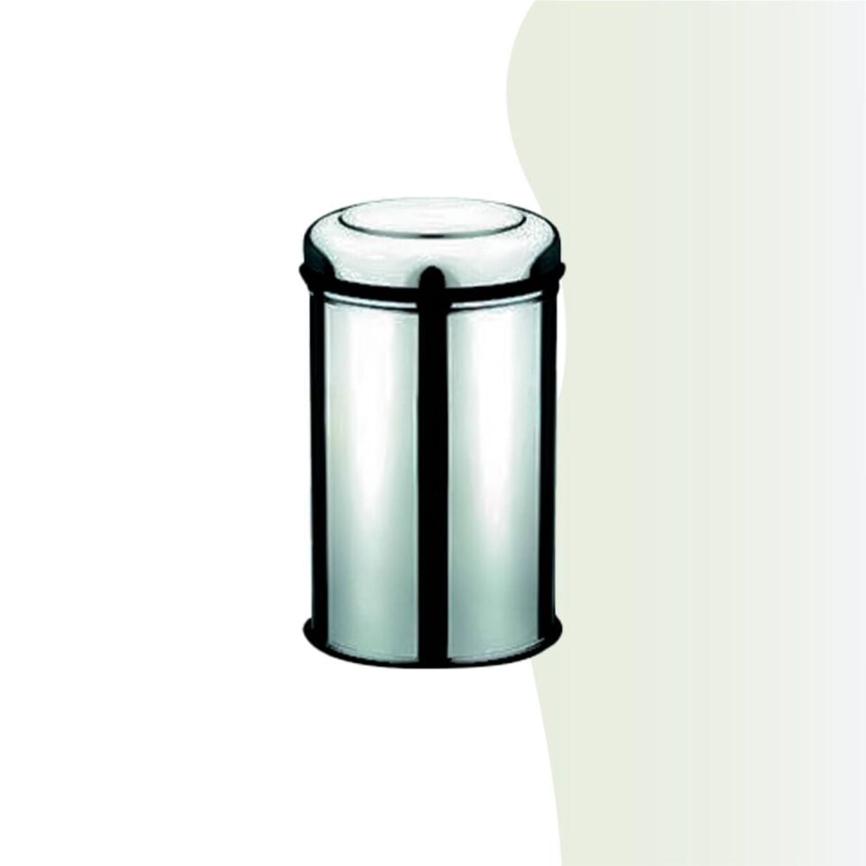 İGK YAPI - Çelik Banyo Pratik Paslanmaz Çöp Kovası 5lt 430 (70-179)