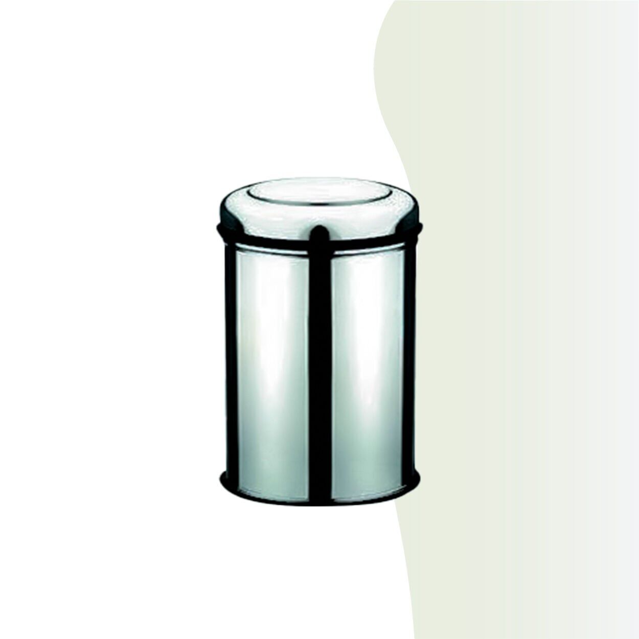 İGK YAPI - Çelik Banyo Pratik Paslanmaz Çöp Kovası 12lt 430 (70-181)