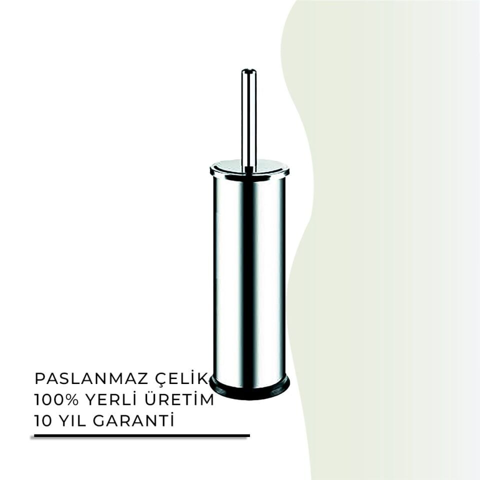 İGK YAPI - Çelik Banyo Mikro Eko Plastik Borulu Klozet Fırçası 430 (70-171)