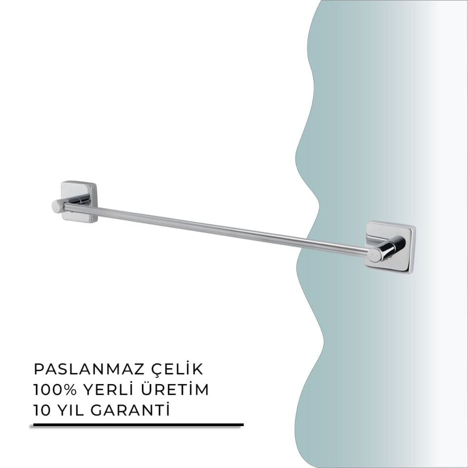 İGK YAPI - Çelik Banyo Vizyon Uzun Havluluk 50cm (VZ10-025)