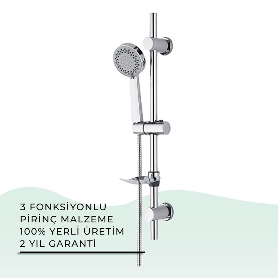 BANYOLİA - TEMA Dinamik Tondo Sürgülü Duş Seti (51035)