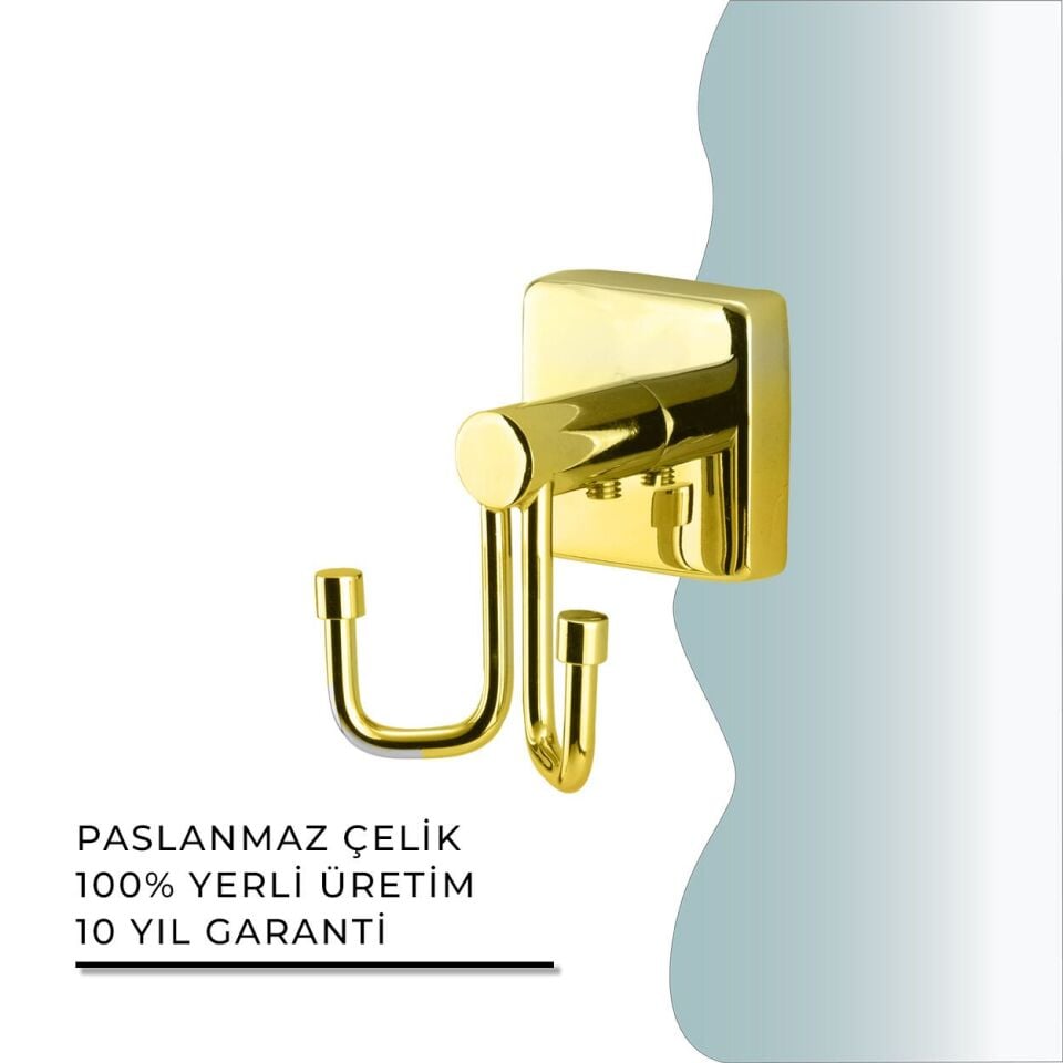 İGK YAPI - Çelik Banyo Vizyon Gold Bornozluk Çiftli (VZ10-002.1)