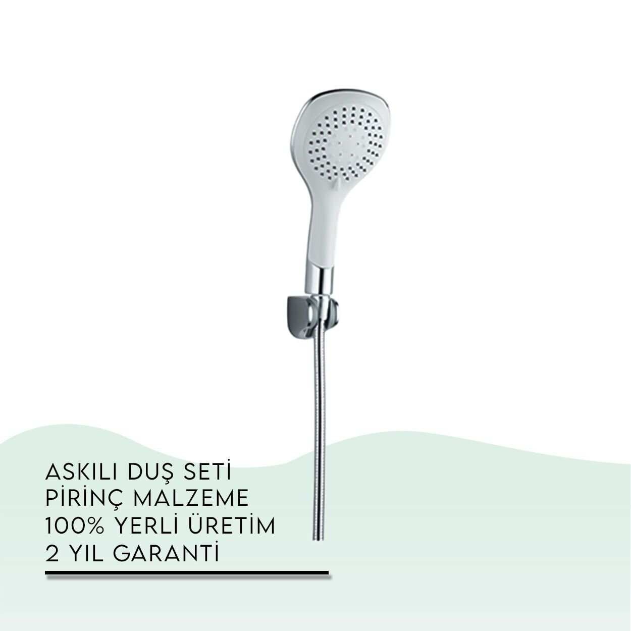 BANYOLİA - TEMA Bianco Askılı Duş Seti (52065)