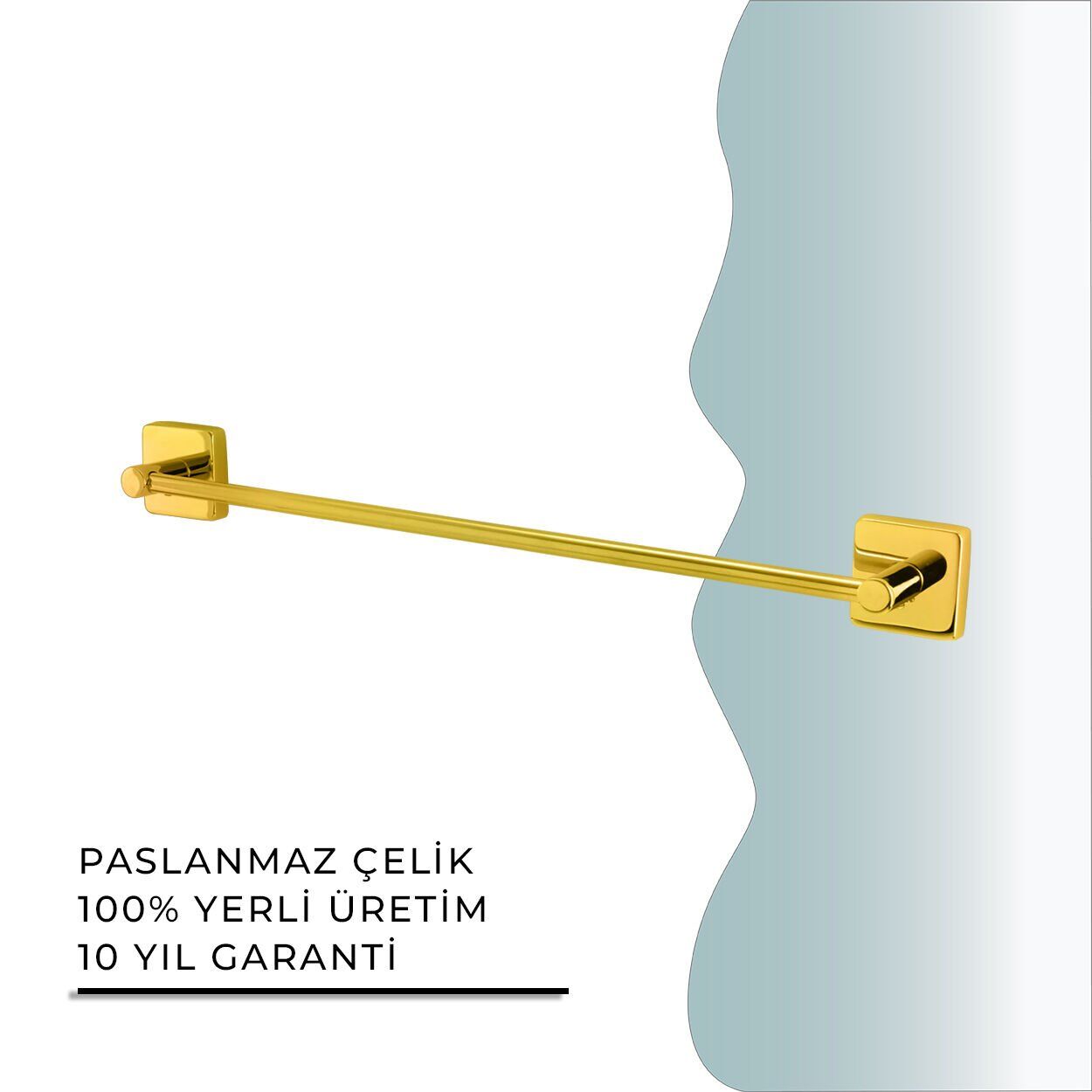 İGK YAPI - Çelik Banyo Vizyon Gold Uzun Havluluk 50cm (VZ10-025.1)