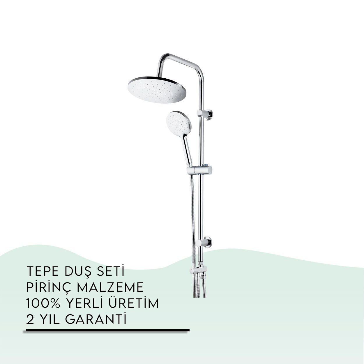 BANYOLİA - TEMA Rain-Plus Nero Tepe Duş Seti (53237)