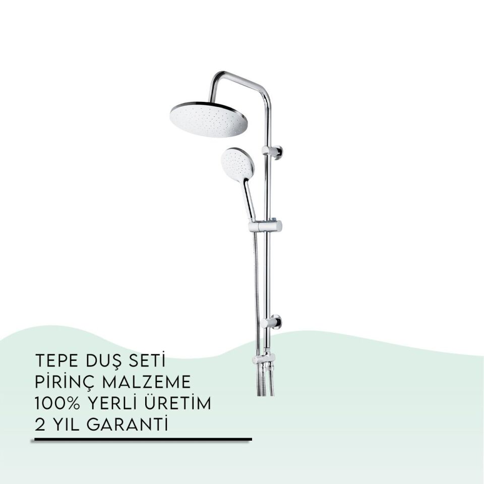 BANYOLİA - TEMA Rain-Plus Nero Tepe Duş Seti (53237)