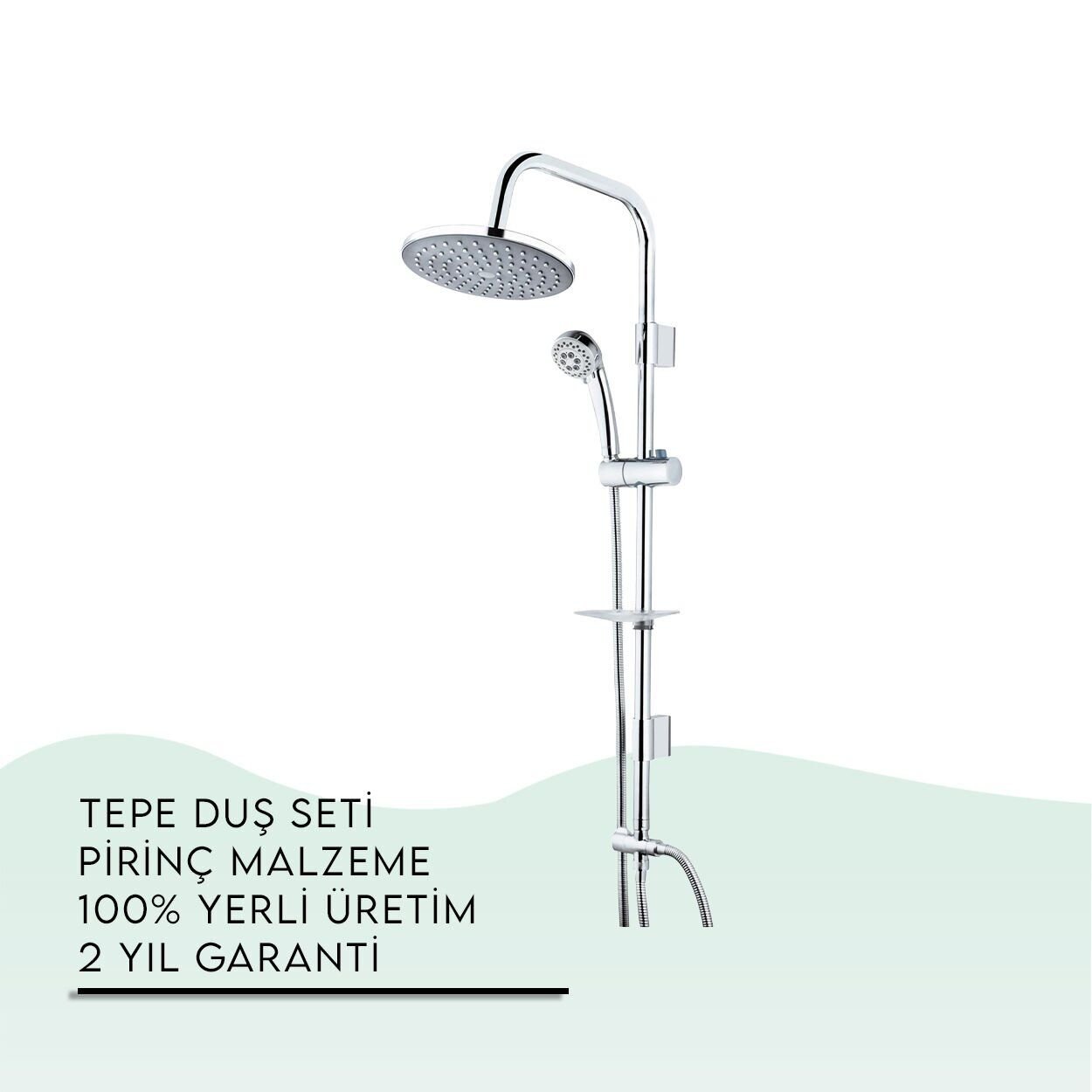 BANYOLİA - TEMA Rain-Pratik Econ(3f) Tepe Duş Seti (53250)