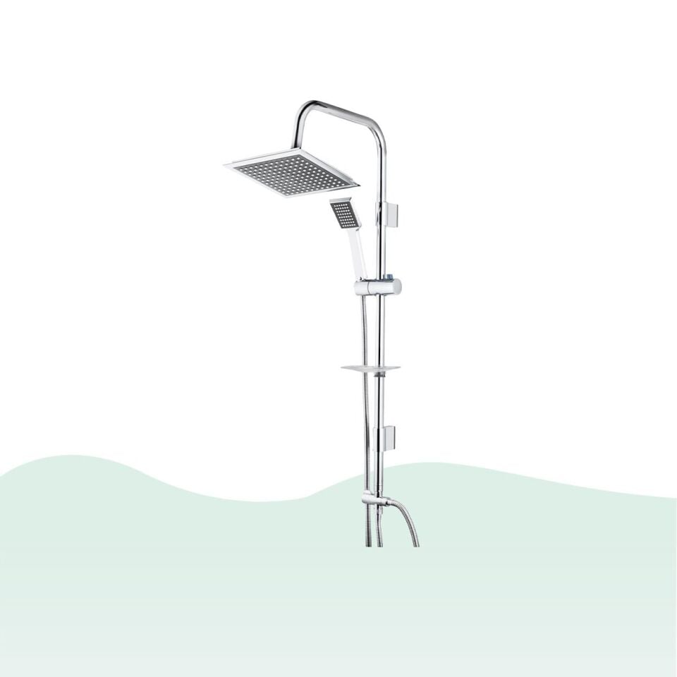 BANYOLİA - TEMA Rain-Pratik Quadro (1f) Tepe Duş Seti (53260)