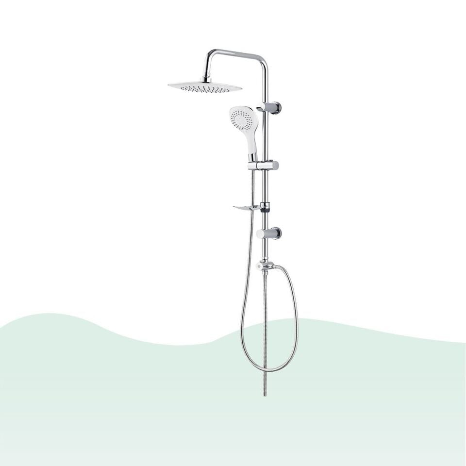 BANYOLİA - TEMA Rain Bianco Tepe Duş Seti (53276)