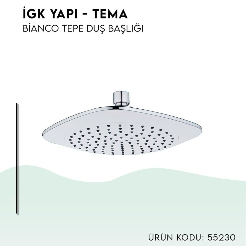 BANYOLİA - TEMA Bianco Tepe Duş Başlığı (55230)