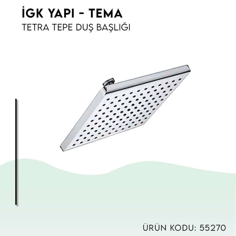 BANYOLİA - TEMA Tetra Tepe Duş Başlığı (55270)