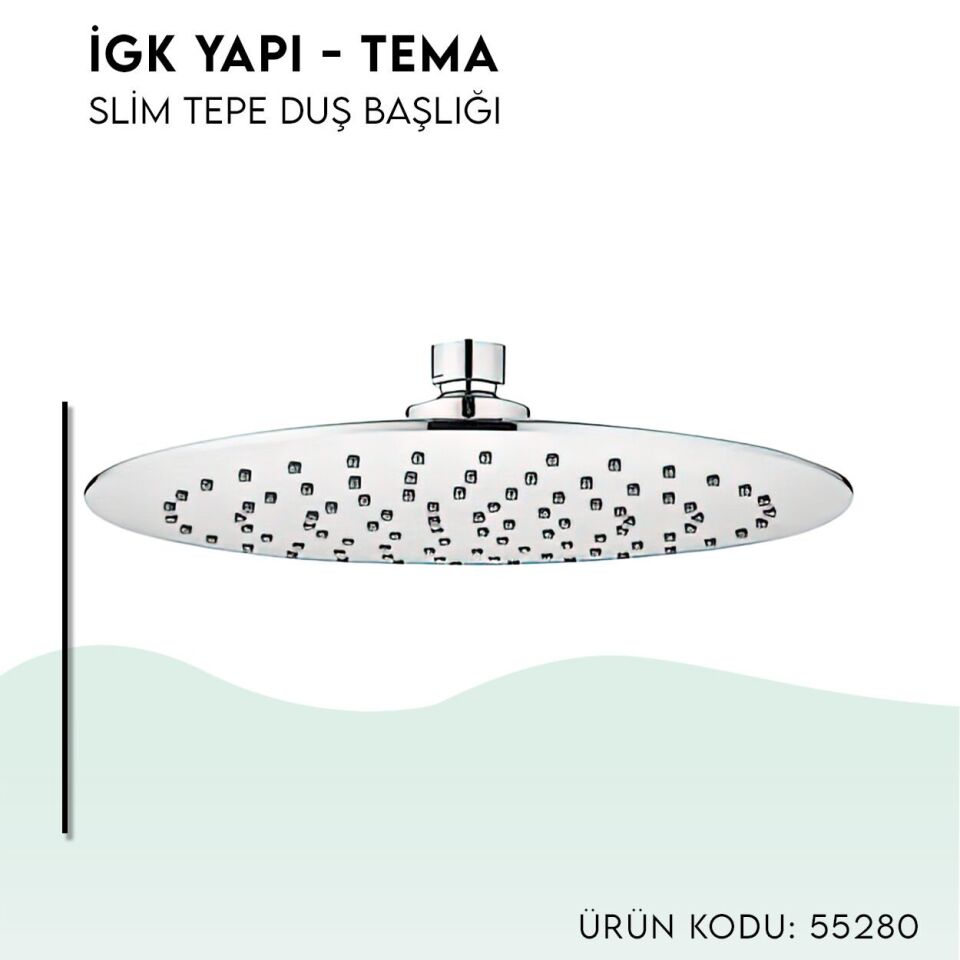BANYOLİA - TEMA Slim Tepe Duş Başlığı (55280)