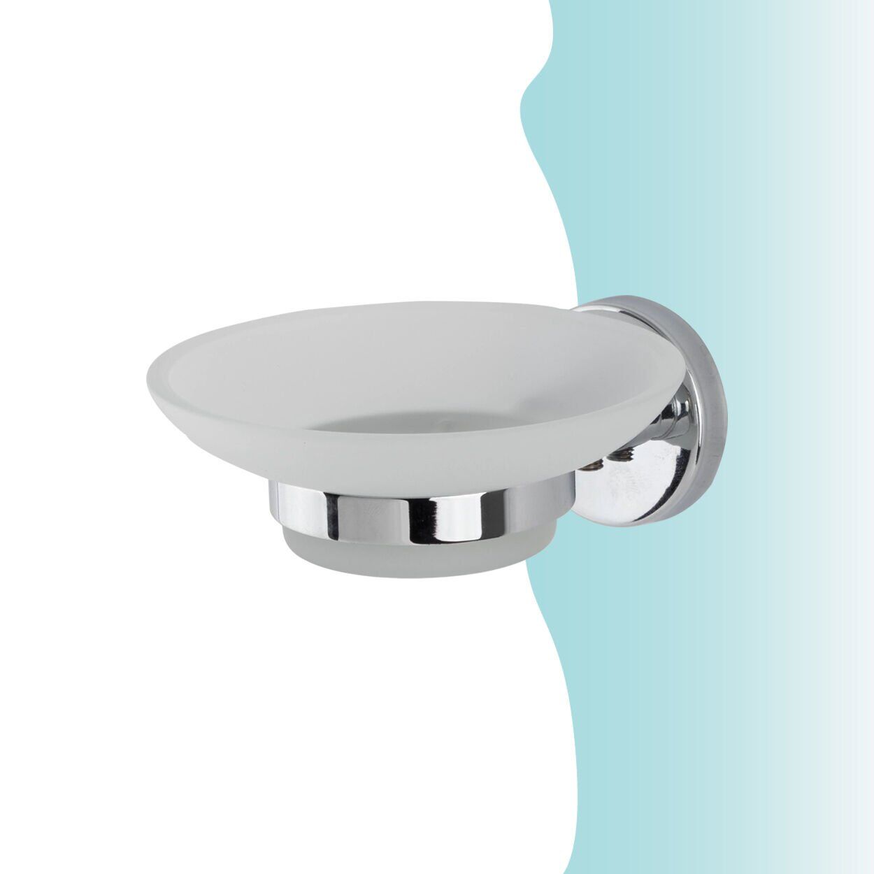 BANYOLİA - Çelik Banyo Karaca Montajlı Sabunluk (KR10-003)