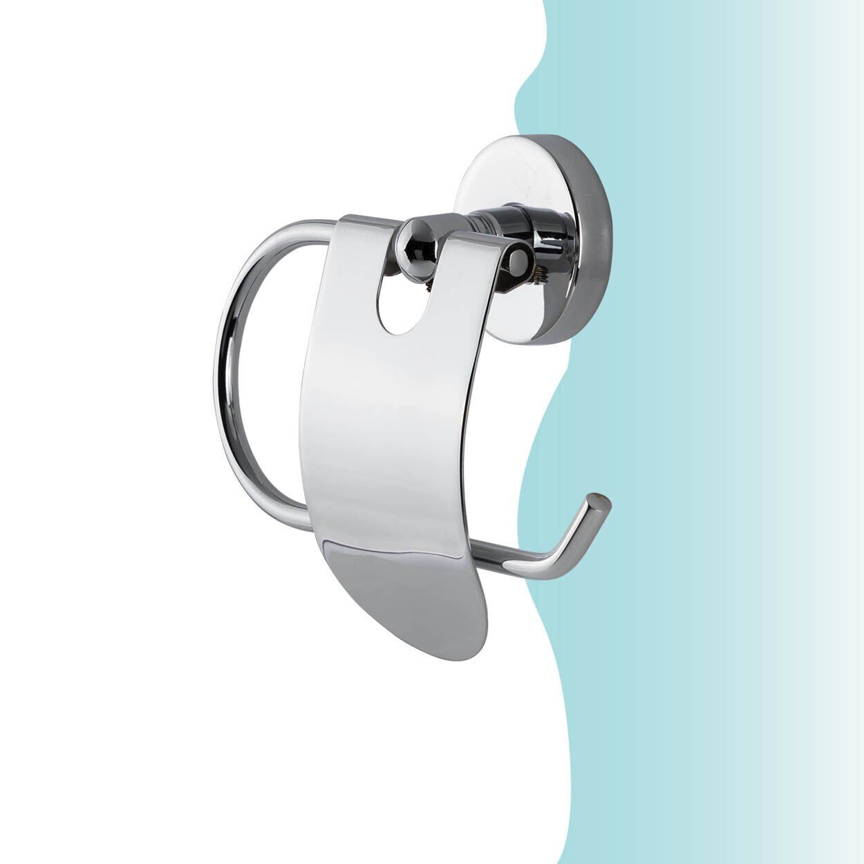 BANYOLİA - Çelik Banyo Karaca Dar Kapaklı Tuvalet Kâğıtlığı (KR10-007)