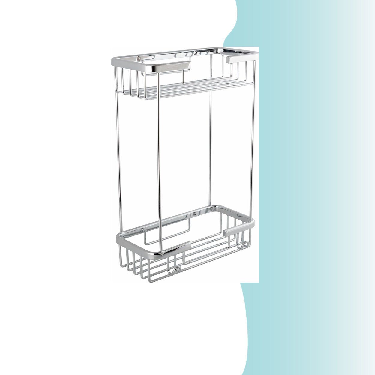 BANYOLİA - Çelik Banyo Karaca İkili Süngerlik (10x20 Cm)(KR10-010)