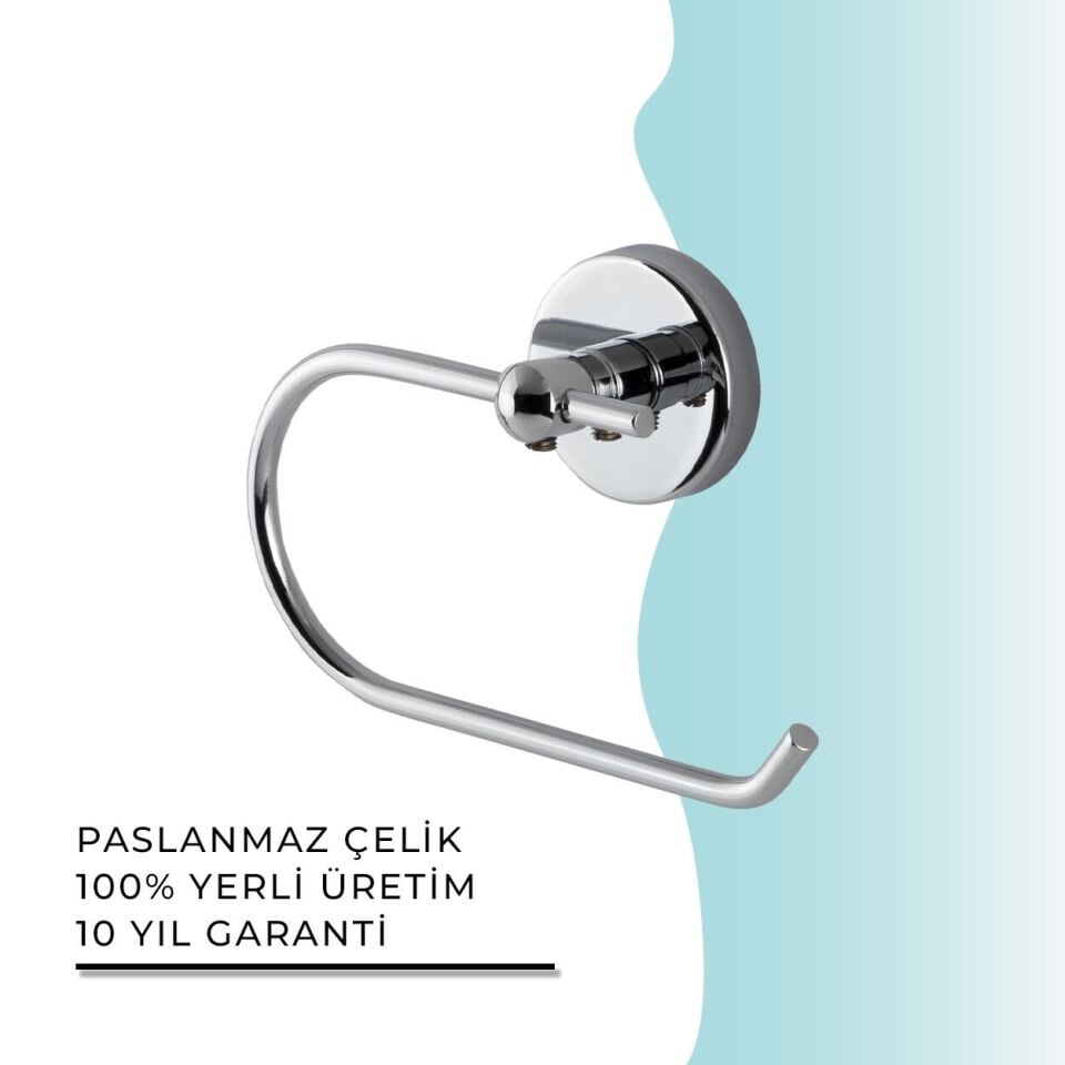 BANYOLİA - Çelik Banyo Karaca Açık Tuvalet Kâğıtlığı (KR10-011)