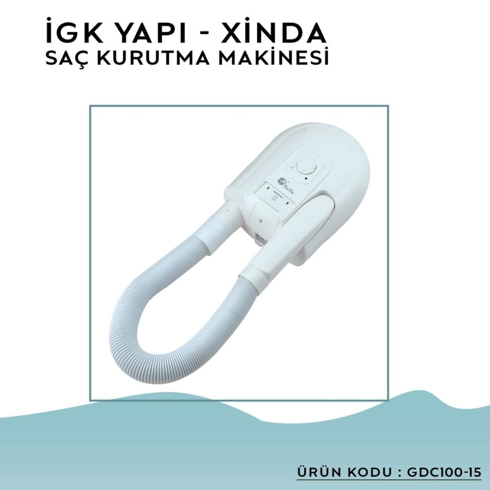 İGK YAPI – XINDA Hortumlu Saç Kurutma Makinesi (GDC100-15)