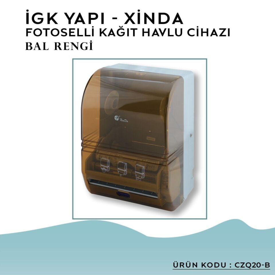 İGK YAPI – XinDa Fotoselli Bal Rengi Kağıt Havlu Makinesi (CZQ20-B)