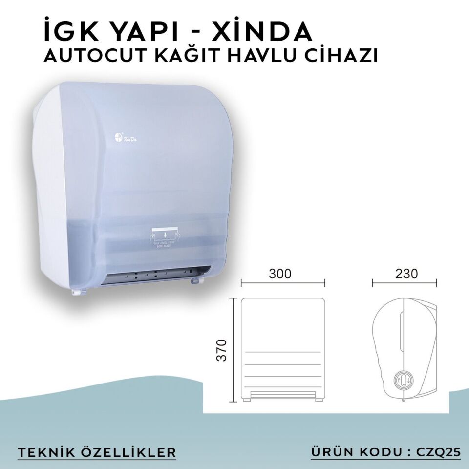 İGK YAPI – XinDa Autocut Kağıt Havlu Makinesi (CZQ25)