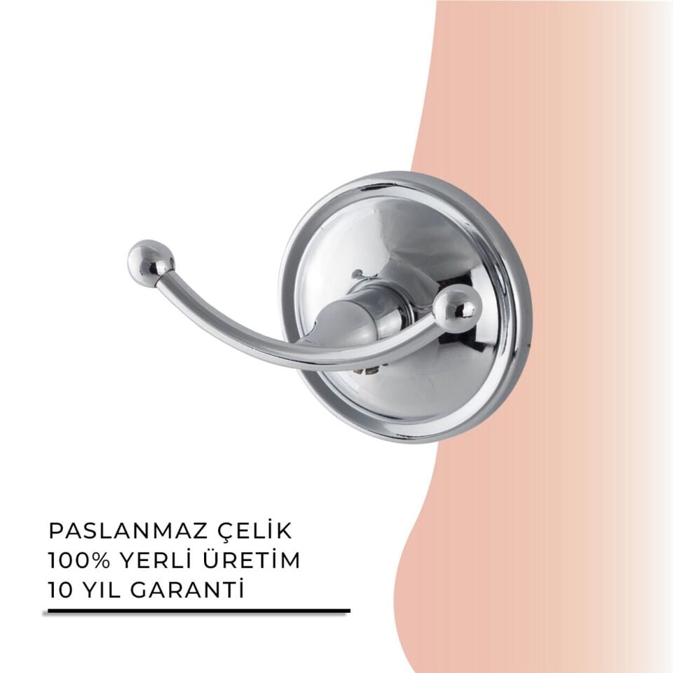 BANYOLİA - Çelik Banyo Bella Bornozluk Çiftli (BS10-002)