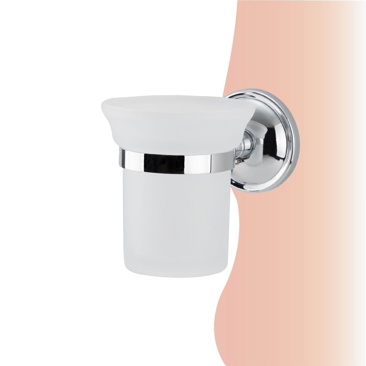 BANYOLİA - Çelik Banyo Bella Diş Fırçalık (BS10-004)