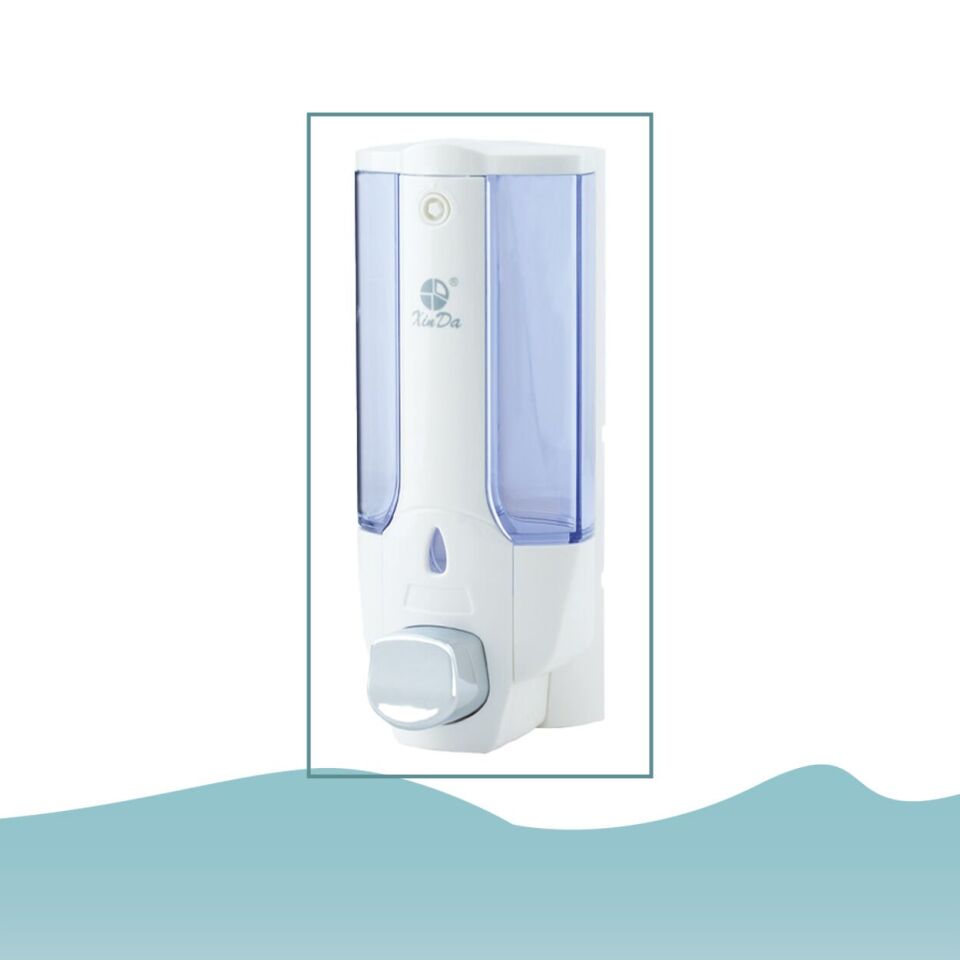 İGK YAPI – XinDa Tekli Butonlu Beyaz Sıvı Sabun Dispanseri (ZYQ138-B)