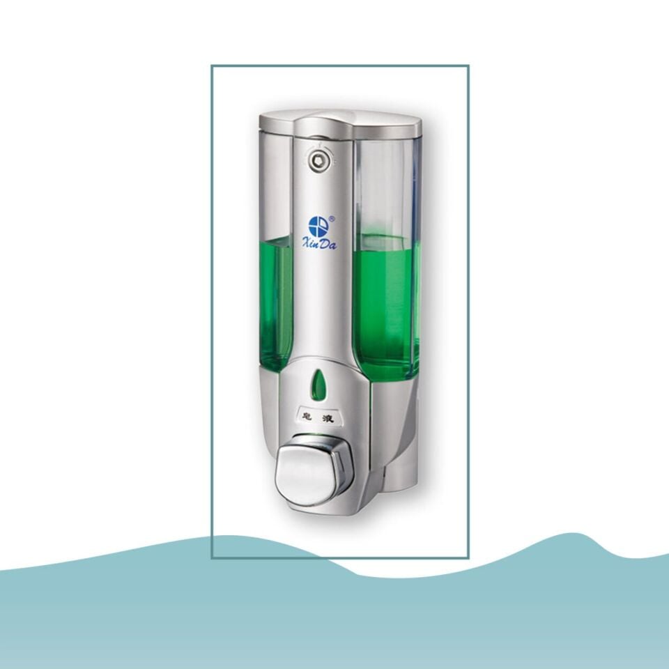 İGK YAPI – XinDa Tekli Butonlu Silver Sıvı Sabun Dispanseri (ZYQ138-G)