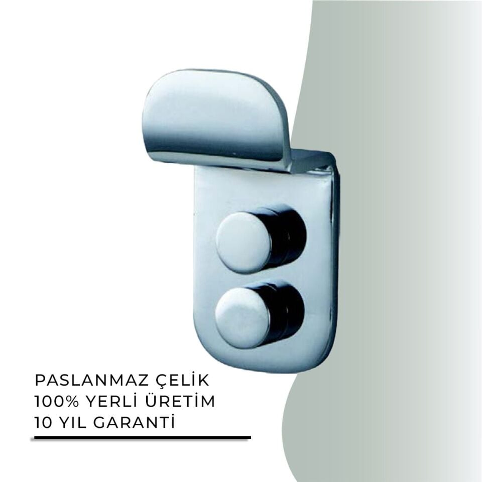 İGK YAPI - Çelik Banyo Paris Tekli Askılık (PS10-001)