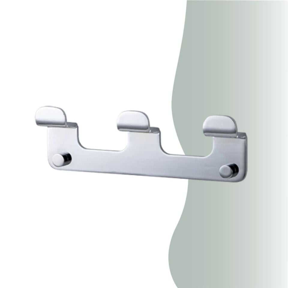 İGK YAPI - Çelik Banyo Paris Üçlü Askılık (PS10-003)