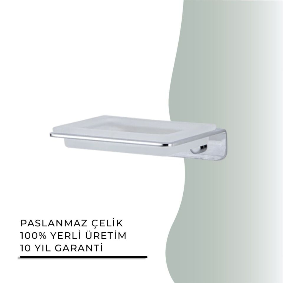 İGK YAPI - Çelik Banyo Paris Montajlı Sabunluk (PS10-004)